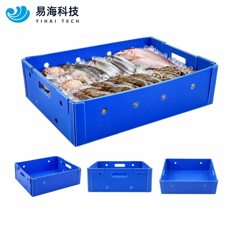 Corrugated Plastic For Seafood Boxes factory